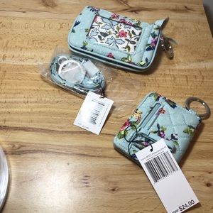 Vera Bradley Lanyard, Double Campus Id, Jen Zip Id